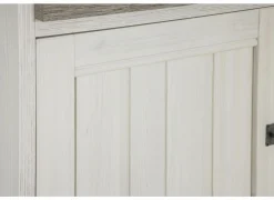 Vitrinekasten|Vitrinekasten|Vitrinekast 122cm - decor - lariks & bruine eik