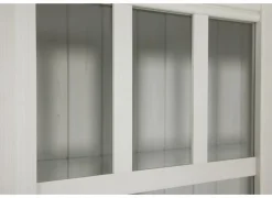 Vitrinekasten|Vitrinekasten|Vitrinekast 122cm - decor - lariks & bruine eik