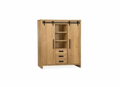 Vitrinekasten|Vitrinekasten|Vitrinekast Cottage 135cm - lamulux - naturel