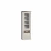 Draaideurkasten|Vitrinekasten|Vitrinekast Duro 71cm - decor - pine white & antique oak