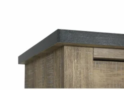 Vitrinekasten|Vitrinekasten|Vitrinekast Etienne 221cm - decor - zwart