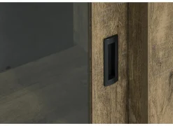 Vitrinekasten|Vitrinekasten|Vitrinekast Etienne 221cm - decor - zwart