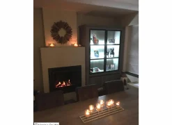 Vitrinekasten|Vitrinekasten|Vitrinekast Eureka 133cm - decor - natural oak & black