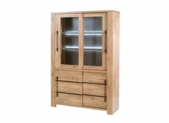 Vitrinekasten|Vitrinekasten|Vitrinekast Otto 146cm - decor - scarlet eik