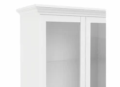 Vitrinekasten|Vitrinekasten|Vitrinekast Paris 96cm - decor - wit