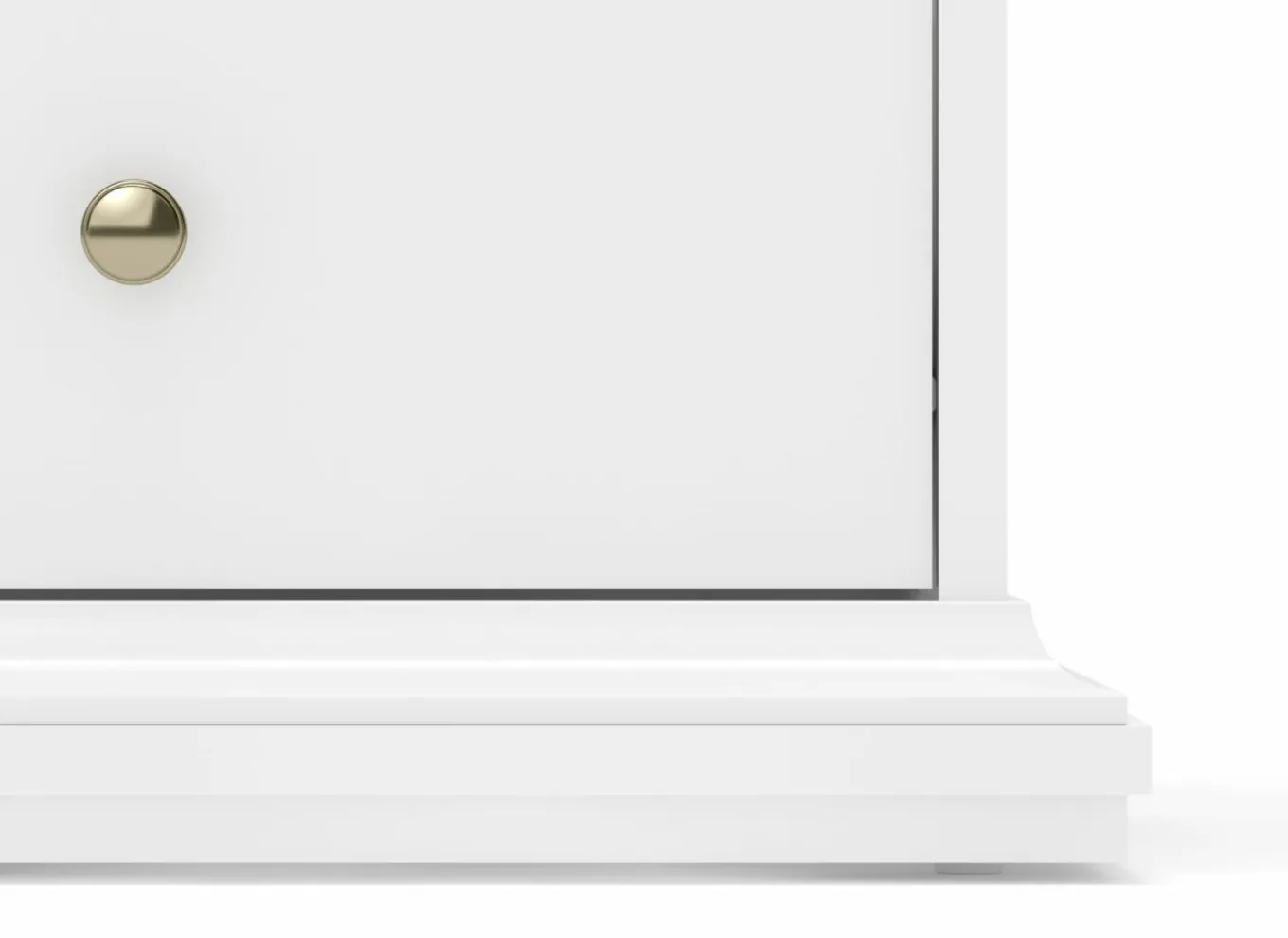 Vitrinekasten|Vitrinekasten|Vitrinekast Paris 96cm - decor - wit