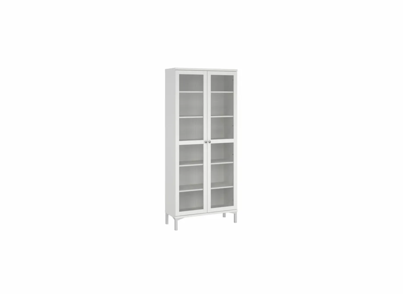 Vitrinekasten|Vitrinekasten|Vitrinekast Roma 89cm - decor - wit