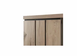 Vitrinekast Stefan 130cm - decor - canyon oak- Vitrinekasten|Vitrinekasten
