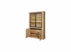 Vitrinekasten|Vitrinekasten|Vitrinekast Tibo 135cm - decor - French oak
