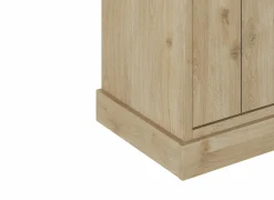 Vitrinekasten|Vitrinekasten|Vitrinekast Valencia 240cm - melamine - lichte eik