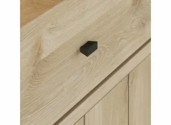 Vitrinekasten|Vitrinekasten|Vitrinekast Valencia 240cm - melamine - lichte eik