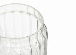 Voorraadpot Harmony 0,3L - glas - transparant & acacia- Bewaardozen