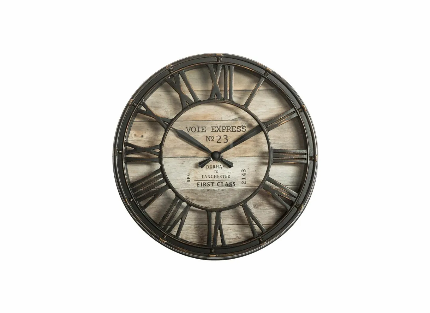 Wandklok Vintage Ø21cm- Klokken & Wekkers