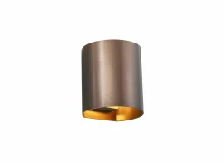 Wandlamp|Wandlamp geborsteld brons 40W G9
