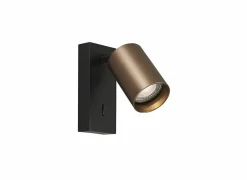 Wandlamp Geborsteld Brons GU10- Wandlamp