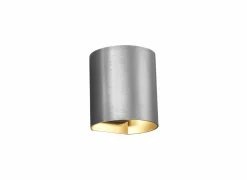 Wandlamp geborsteld staal 40W G9- Wandlamp