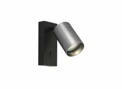 Wandlamp Geborsteld Staal GU10- Wandlamp