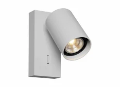Wandlamp|Opbouwspots|Wandlamp GU10 - aluminium - wit