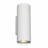 Wandlamp Gu10 - aluminium - wit- Wandlamp