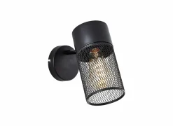 Brilliant Wandlamp Kamolo zwart mat 40W E27- Wandlamp