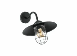 Wandlamp Melgoa zwart  60W E27- Wandlamp