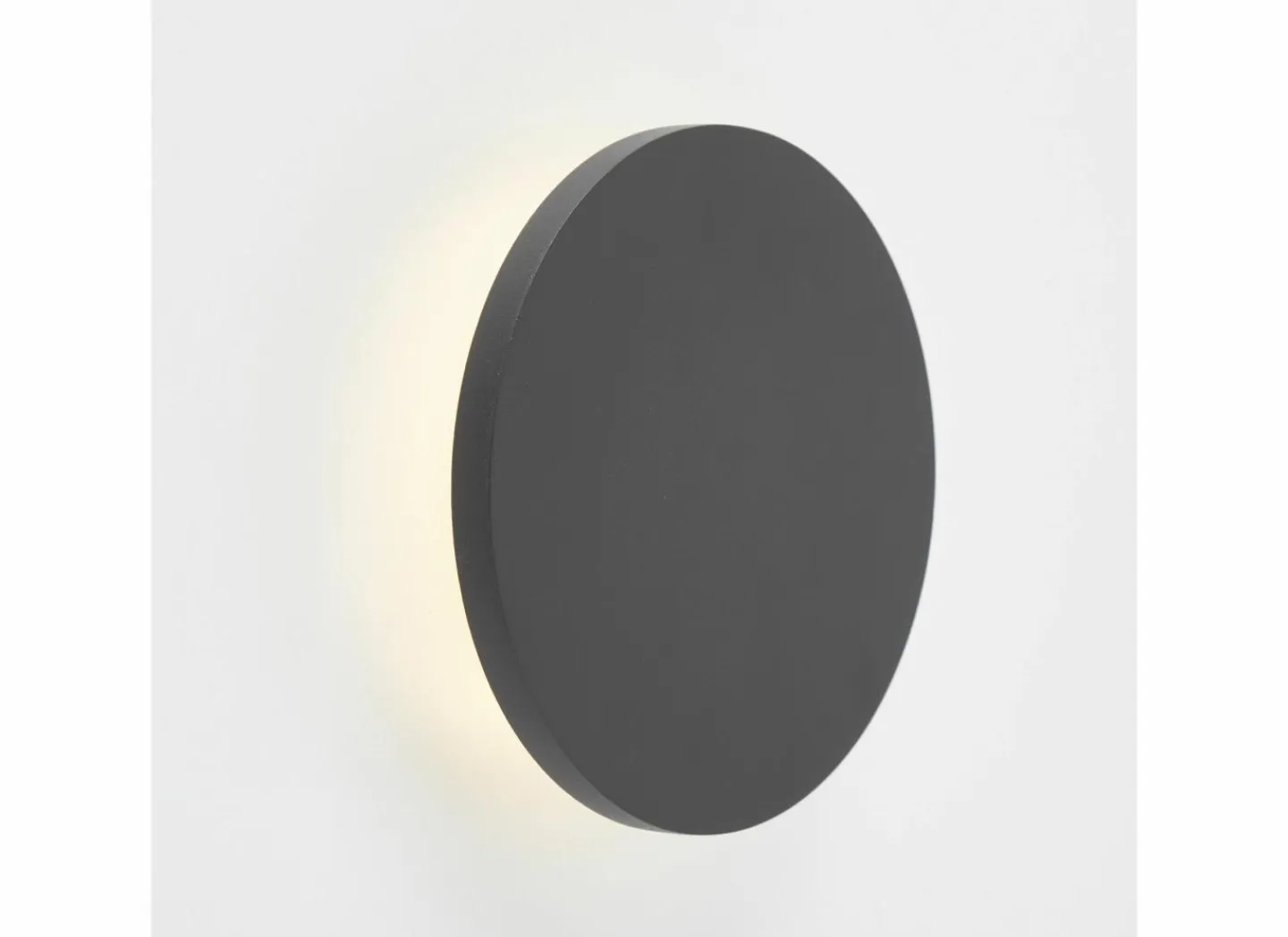 Brilliant Wandlamp Shadow zwart 6W LED- Wandlamp