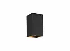 Wandlamp zwart 2x50W GU10- Wandlamp