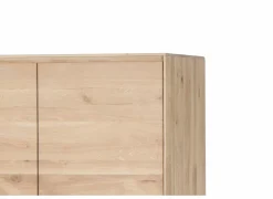 Wandmeubel Caviar 165cm - eik massief & decor - naturel- Barkasten|Wandmeubels