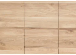 Wandmeubel Caviar 165cm - eik massief & decor - naturel- Barkasten|Wandmeubels