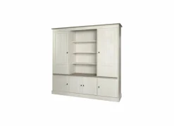 Wandmeubel 215cm - decor - lariks & bruine eik- Wandmeubels|Wandmeubels