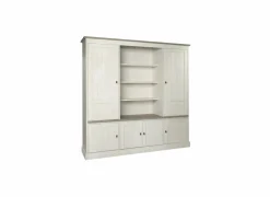 Wandmeubel 215cm - decor - lariks & bruine eik- Wandmeubels|Wandmeubels