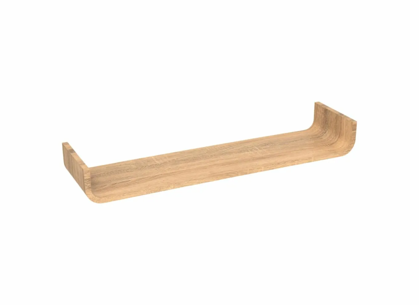 Wandplanken|Wandplanken|Wandplank Fixy 80x20xH10cm - MDF - naturel