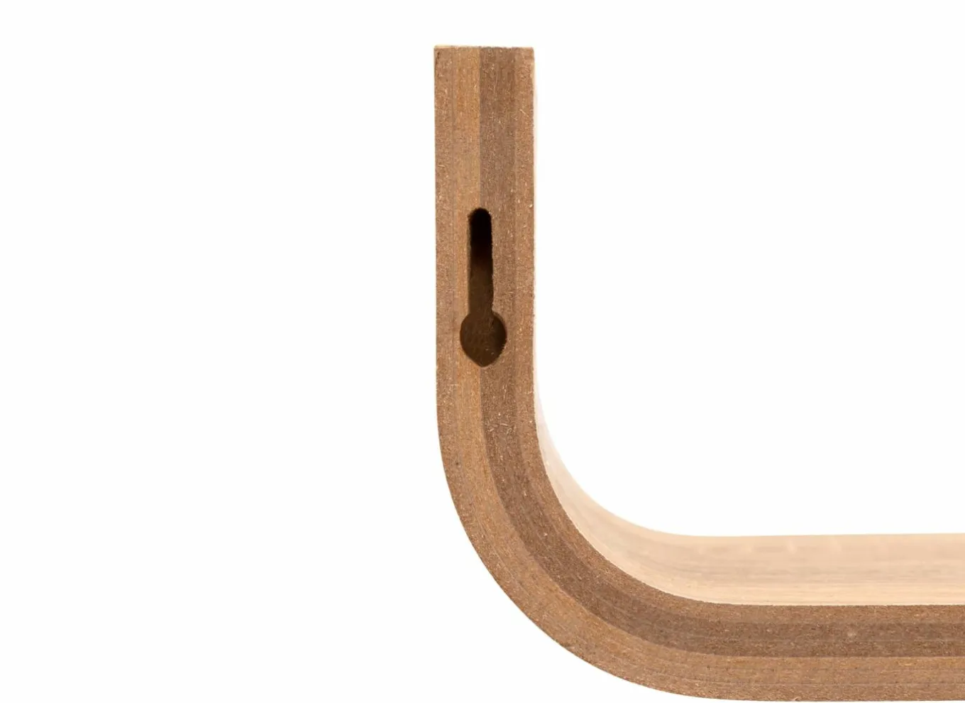 Wandplanken|Wandplanken|Wandplank Fixy 80x20xH10cm - MDF - naturel