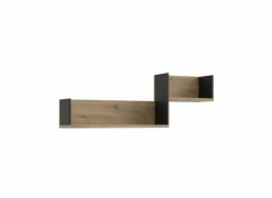 Wandplank Oriental Tree 125,6x21,9x43,2cm - decor - bartex eik- Wandplanken|Wandplanken