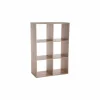 Wandrekken|Wandrekken|Wandrek Mix N' Modul 6 vakken 67,6x32x100,5cm - decor - naturel
