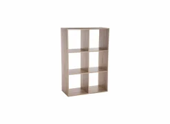 Wandrekken|Wandrekken|Wandrek Mix N' Modul 6 vakken 67,6x32x100,5cm - decor - naturel