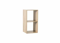 Wandrek Mix N' Modul 2 vakken 34,5x32x67,5cm - decor - naturel- Wandrekken|Wandrekken