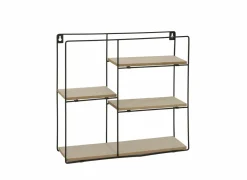 Wandrekken|Wandrekken|Wandrek Teide 40x10x40cm - metaal & decor - naturel