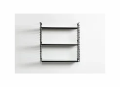 Wandrekken|Wandrekken|Wandrek Tomado 70x21x68cm - staal - zwart