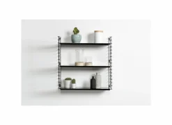 Wandrekken|Wandrekken|Wandrek Tomado 70x21x68cm - staal - zwart