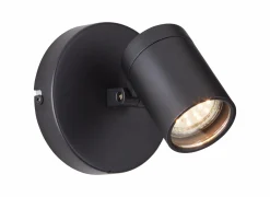 Brilliant Wandspot Alessia mat zwart 5W GU10- Wandspots