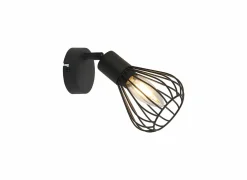 Wandspots|Wandspot Hernan zwart 25W E14