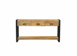 Wandtafel Sanguine 150x35cm - mango massief - natuur- Wandtafels|Wandtafels