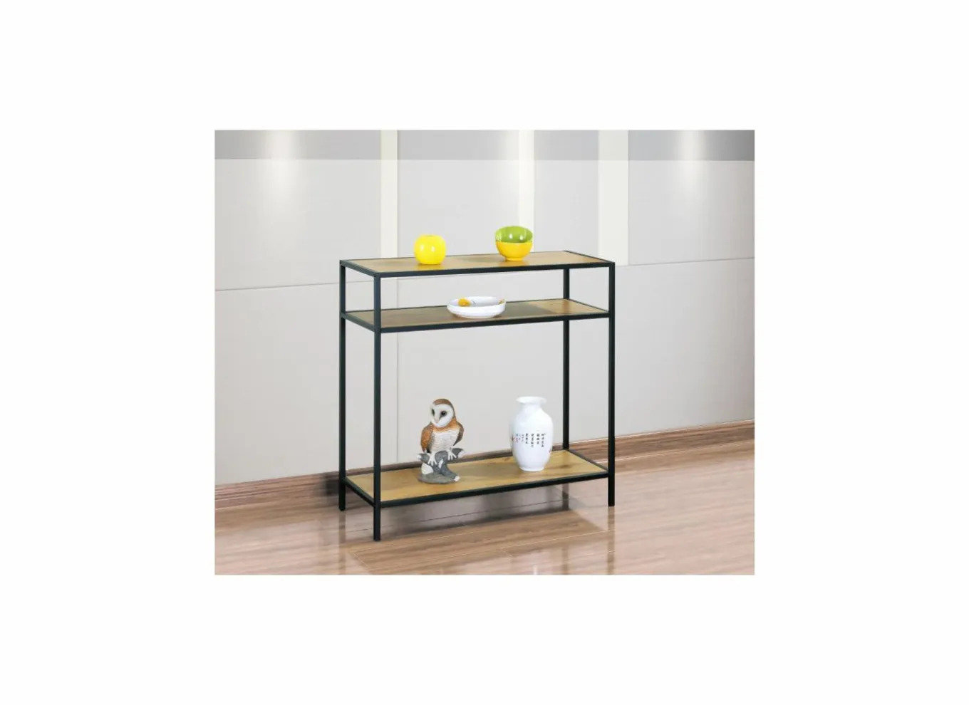 Wandtafels|Wandtafels|Wandtafel Tower 83x30cm - melamine & metaal - wild oak