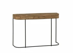 Wandtafel Vendetta 120x30cm - hout massief - bruin- Wandtafels|Wandtafels