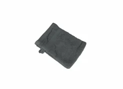 Washandjes|Washandje 15x21cm anthracite grey set van 2