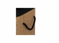 Wasmand 41,5x30x50cm - bamboe - zwart/bruin- Wasmanden