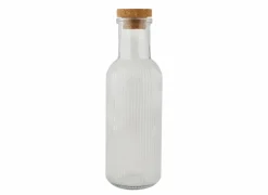 Cosy & Trendy Waterfles Raya 1L - glas - transparant- Karaffen