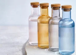 Cosy & Trendy Waterfles Raya 1L - glas - transparant- Karaffen