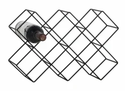 Wijnrekken|Wijnrekken|Wijnrek Nero 43x15x28,5cm - metaal - zwart